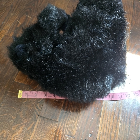 Vintage 80s Fine Toys Black Gorilla Rose Plush Stuffed Animal 12" - Picture 9 of 14